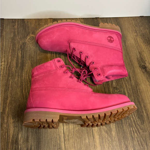 Pink Rare 50th Anniversary Timberland Boots - Picture 5 of 6